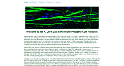 Desktop Screenshot of jaeleelab.com